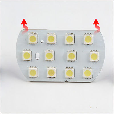 تصنيع لوحة PCB مع 12 مصباح LED عالي الضوء لقراءة السيارة