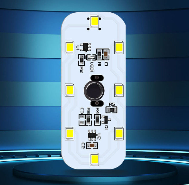 صانع أقراص PCB متعددة الطبقات الصلبة مع 12 مصباح LED عالي الضوء لقراءة السيارة دعم الضوء لمسة التبديل شحن USB