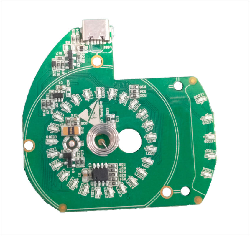 PCBA متعددة الطبقات لآلة العلاج العطري للسيارات مع مؤشر LED نوع C واجهة وظيفة مكافحة الانخفاض