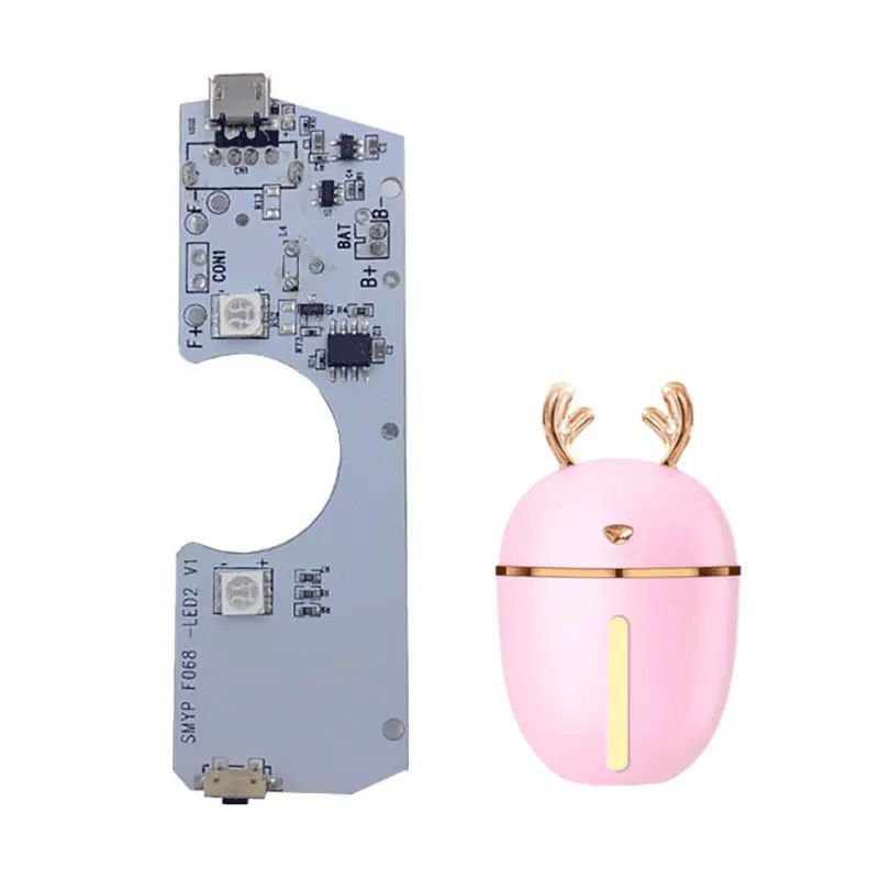 خصيص محمول ميني الرائحة الصغيرة الواسعة PCBA USB مرطبات قابلة لإعادة الشحن لوحة الدوائر المطبوعة PCB