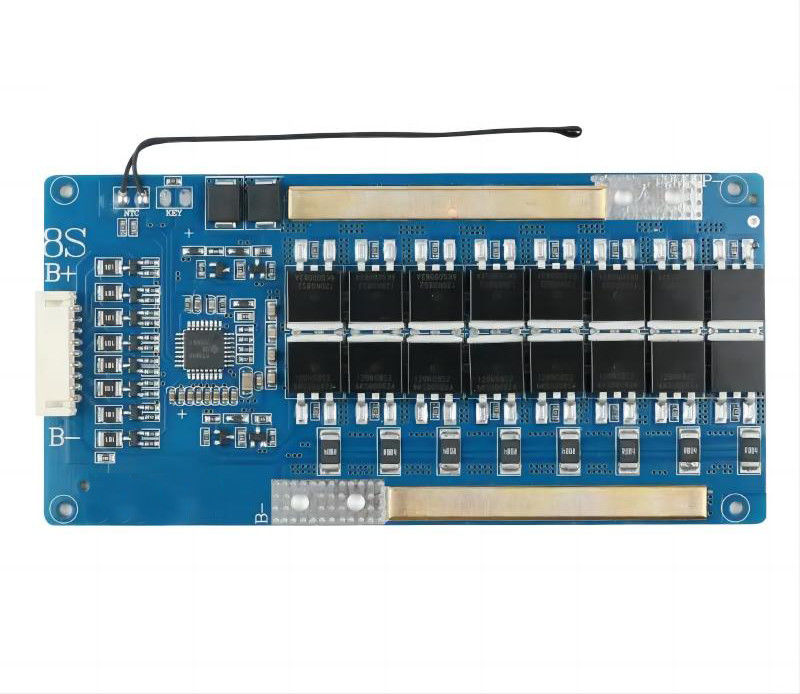 8 سلسلة ليتيم الحديد الفوسفات بطارية حماية لوحة 24V 40A 50A 60A تصنيع PCB عبر الإنترنت